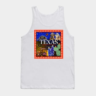 2 Traveling Dogs - Texas Tank Top